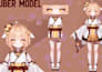 create 3d character vtuber model, 3d rigging anime vroid, vrchat 2d vtuber model